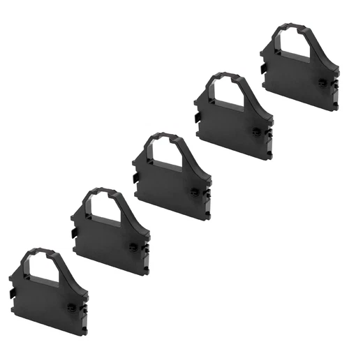 5x Farbband für Star Micronics LC 24-200 LC 24-20 LC 24-15 LC 24-100 Schwarz