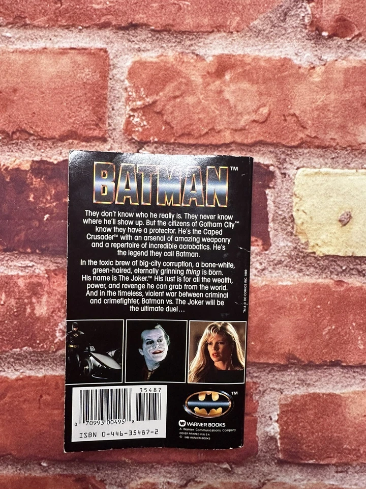 BATMAN by Craig Shaw Gardner (1989 Paperback/1st Ed) Michael Keaton Movie Tie-In - Image 2 of 4