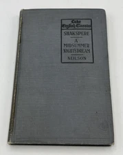 Lake English Classics Shakspere A Midsummer Nights Dream Neilson 1910