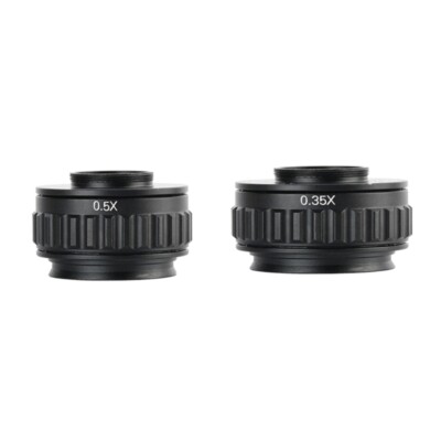 Microscope Adapter 0.35X/0.5X Camera Eyepiece CTV Microscope Lens for Trinocular