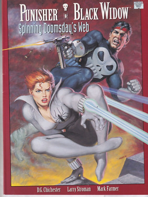 PUNISHER/BLACK WIDOW: Spinning Doomsday's Web (Marvel December 1992 SOFTCOVER)