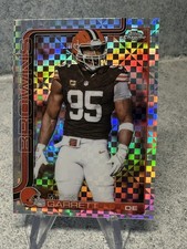 Myles Garrett X Fractor Topps 2025 Chrome #70 Cleveland Browns Football