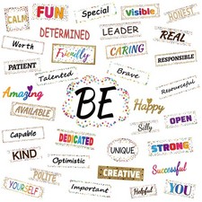 Back to School Confetti Classroom Decor Motivational Bulletin Board Set Decor...