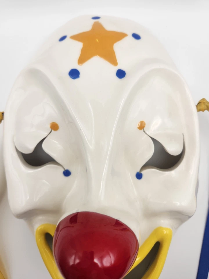 Vintage 1983 Artisan Made Signed Mardi Gras Ceramic Jester Mask New Orleans  - Image 4 of 4