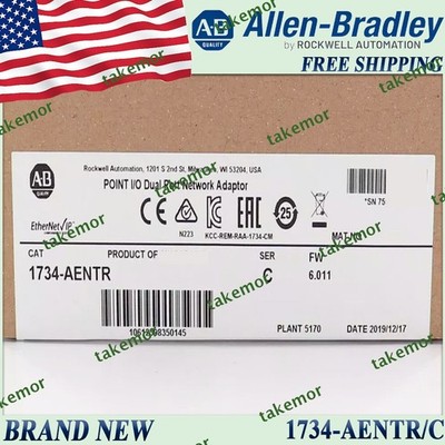 1734-AENTR/C AB POINT I/O Dual Port Adaptor New US Stock SameDay Ship