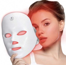 7 Color LED Face Mask Red Light Therapy Laser Anti Aging Wrinkle Acne Treatment