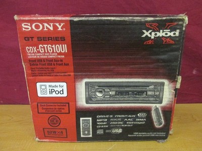 Sony CDX-GT610UI FM/AM Compact Disc Player 52Wx4 100dB+ **New Open Box**