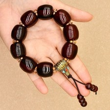 20mm Natural Tibetan Bead Bracelet Buddhist Mala Unisex Handheld