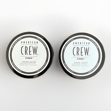2x American Crew Fiber 3OZ Pliable Fiber High Hold Low Shine Hair Pommade