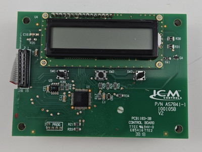 ICM Controls Display Board AS7841-1 PCB1183-3B