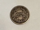 FREE SHIPPING 1914-D Silver Barber Dime US Coin Lots Estate Aq Silver Gold Coins
