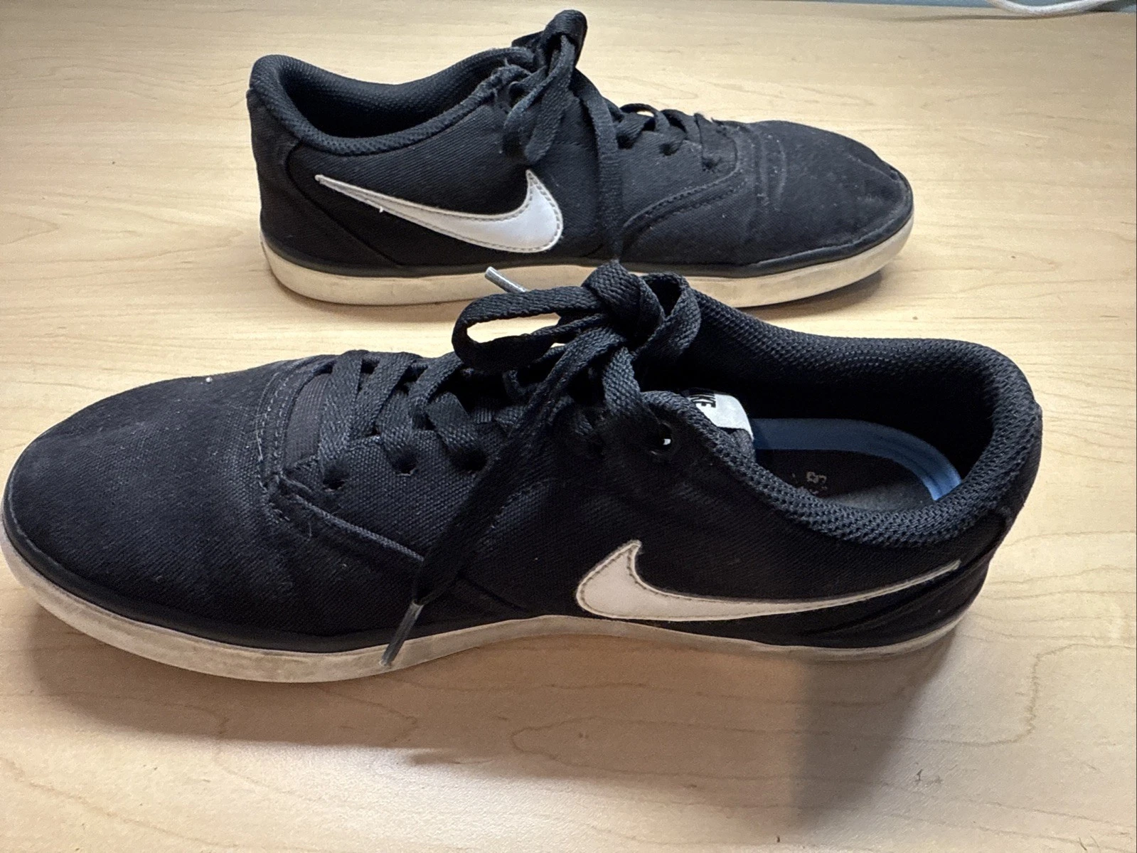 Scarpe sneakers casual Nike uomo SB Check Solarsoft 843896 001 nere taglia 8