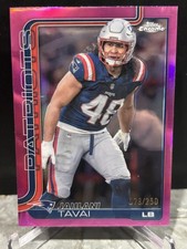 2025 Topps Chrome Jahlani Tavai #213 Football Pink /250 . 📈