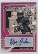 2022 Leaf Pro Set Metal Black & White Pink Prismatic /25 Phil Jurkovec Auto