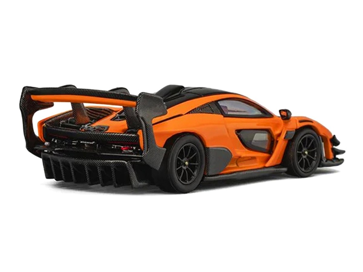 MCLAREN SENNA GTR ORANGE 1/64 DIECAST MODEL CAR BY CM MODEL CM64