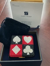 Estee Lauder Lucky Deck Compact #05 Translucent Pressed Powder 0.25oz New W/Box