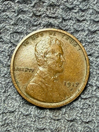 Higher grade AU 1917-S Lincoln Wheat Cent