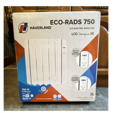 Haverland ECO-RADS 750 LCD Electric Radiator 750W 5 Elements Horizontal White