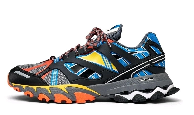 MEN'S REEBOK DMX TRAIL SHADOW RUNNING EF8740 CDGRY/CONBLU/VIVDOR SHOE SIZE US 6