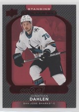 2021-22 Upper Deck Ovation Rookies Red Standing 69/100 Jonathan Dahlen #115 0c6