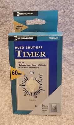 Intermatic FF60MC Auto Shut-off TIMER 60 Minutes NEW