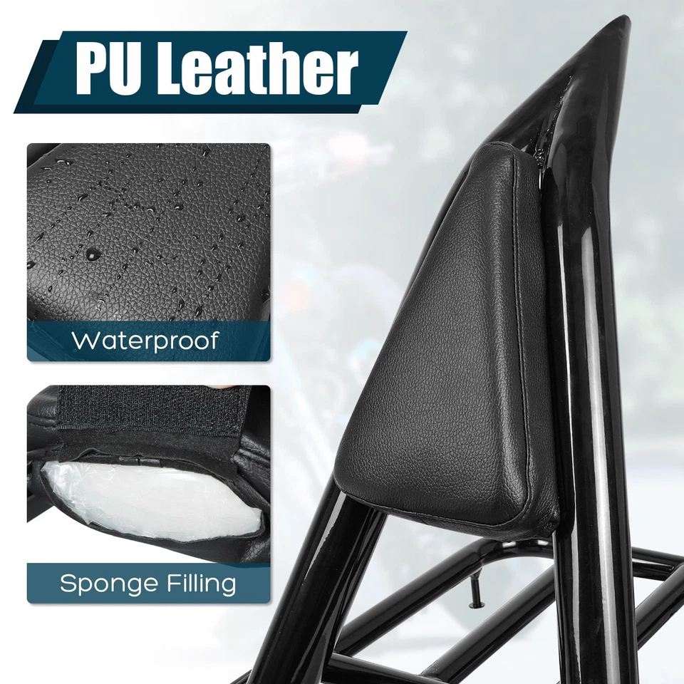 Sissy Bar Backrest with Luggage Rack For Suzuki Boulevard M50 C50 VL800 2001-12 - Image 2 of 4