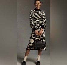 Farm Rio Mock Neck Sweater Dress Size S, NWOT 