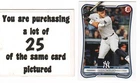 x25 Aaron Judge 2026 Bowman Baseball card #1 lot/set New York Yankees Huge MVP!!