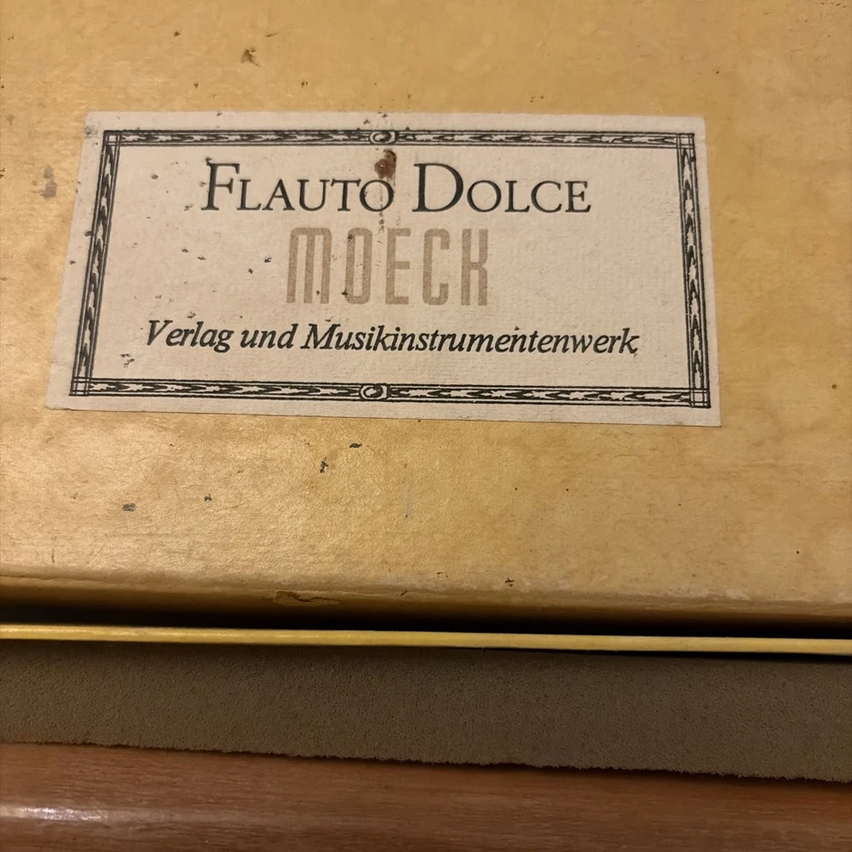 Moeck Flauto Dolce Treble Recorder, Baroque,  Maple,  boxed  - Image 2 of 4