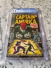 Captain America # 103 CGC Graded 7.5 Marvel Comic Book 1968 Red Skull Kirby JH28