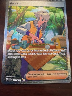 arven pokemon card 249 198 - 249/198 - SV01: Scarlet & Violet Base The item may be similar but not exactly the same as the image (e.g Arven 249/198 Special Illustration Rare