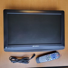 Sansui HDLCD1955B 19" LCD TV 720p Component/AVG W/ Dish Network 21.1 IR Remote