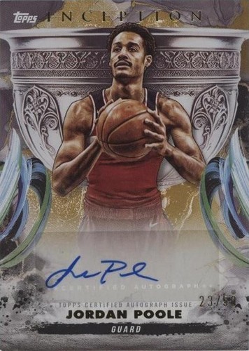 Jordan Poole サインカード /25枚限定 2024-25 National Treasures Jordan Poole Game Gear /99 #20