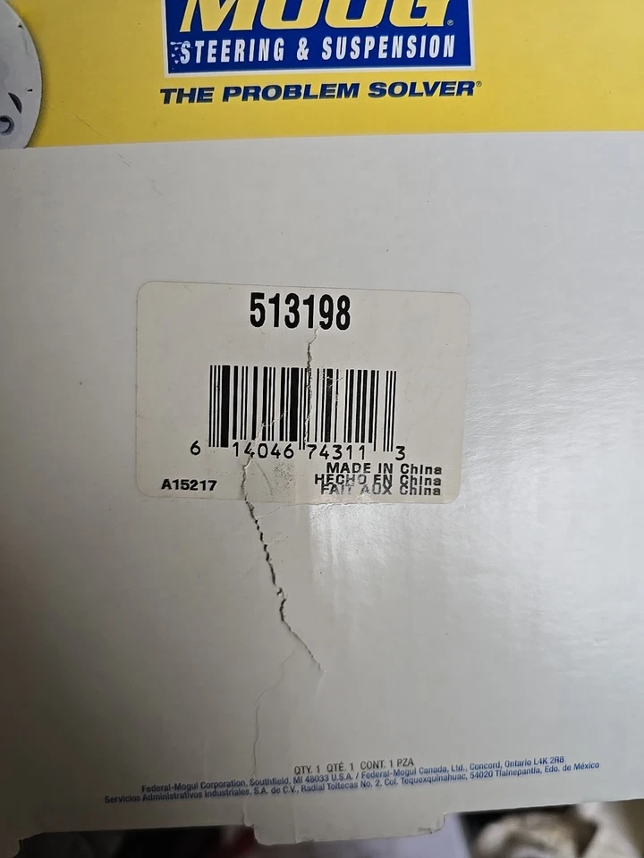 Conjunto de cojinete de rueda y buje Moog 513198 para 04-09 Cadillac SRX Foto 3 de 4