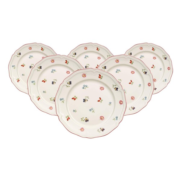 Villeroy & Boch Petite Fleur FrüHstüCksteller ø 20,7 Cm 6Er Set Mit Blumendekor-image