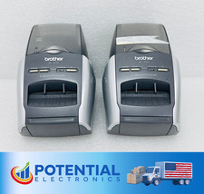 USED - 2x Brother QL-570 Professional Thermal Label Printer w/ Power Cord