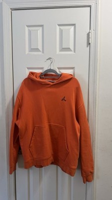 Nike Air Jordan Essentials Fleece Hoodie Sweatshirt Mens XL Orange DA9818-803