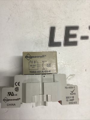 Magnecraft RoHS 70S2-02-A-03-K 300V 25A WITH BASE 70-459-1 K-911