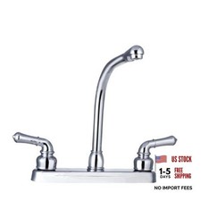 DF-PK210C-CP RV Hi-Rise Kitchen Sink Faucet Chrome  Tall Chrome Polished