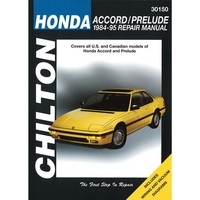 Honda Accord Prelude 1984-1995 Usa Us Kanada Import Reparaturhandbuch Chilton