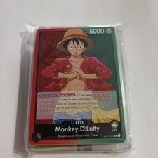 One Piece Welcome Kit Monkey D. Luffy OP01-003 Demo Deck Sealed (Post Errata)