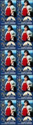 Debra Winger Paramount Pictures Centenary 2012 Mint Stamp Strip of 10 #2