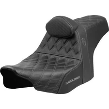 Saddlemen SC82307DB2 Pro Series SDC Performance Seat w/ Backrest Gray Stitch 
