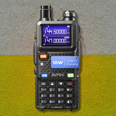 UV-5RM Plus 10W Dual Band | Airband | NOAA | 2500mAh | Chirp Program