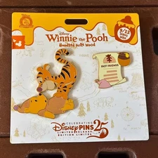 Authentic Disney 2025 Winnie The Pooh Tigger Hundred Acre Wood Pin Series 9/12