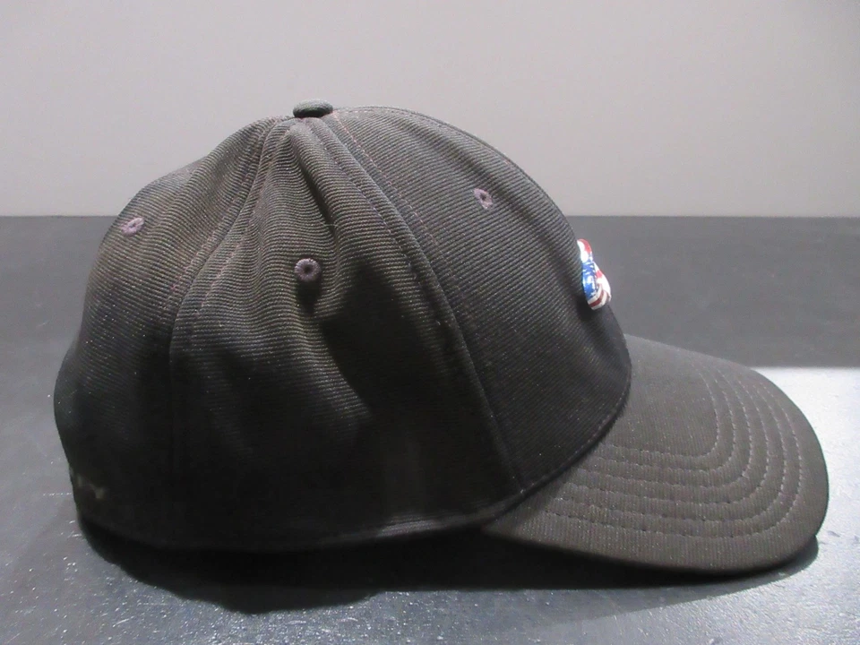 Gorra Oakley Ajustada Adulto Grande Negra Roja Bandera Logo Béisbol Ligera Para Hombre Foto 4 de 4