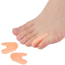 10 Pcs Pinky Toe Separator, Little Toe Straightener Gel Toe Spacers for Men Wome