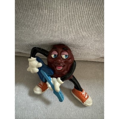 Vintage 1988 California Raisins ''Guitar Player'' PVC Figure Applause Toy
