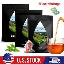 3PACK PiPi Tea Organic Oolong Tea Bags  Whole Leaf,20 Bags 4g Each Pure Natural