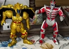 1993 Bandai Mighty Morphin Power Rangers Goldar + Lord Zedd MMPR Vintage